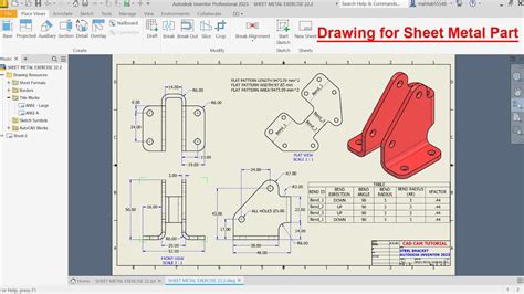 how to make sheet metal drawings|sheet metal drawings with gd&t.